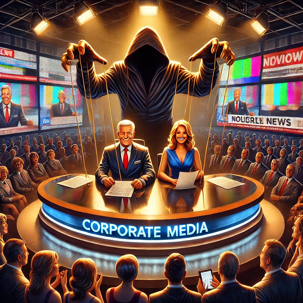 The corporate media today.